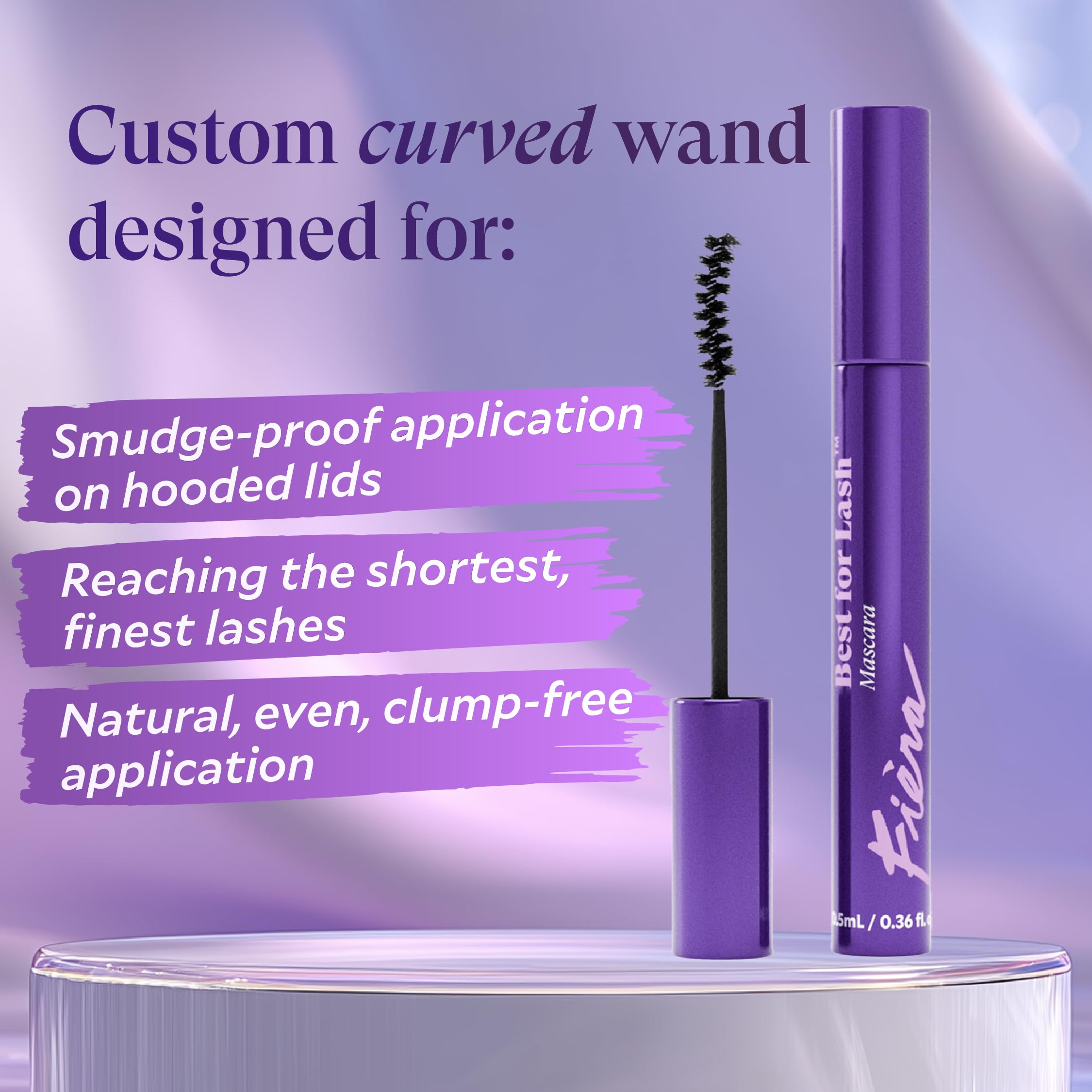 Peptide Volumizing & Lengthening Mascara – Brown