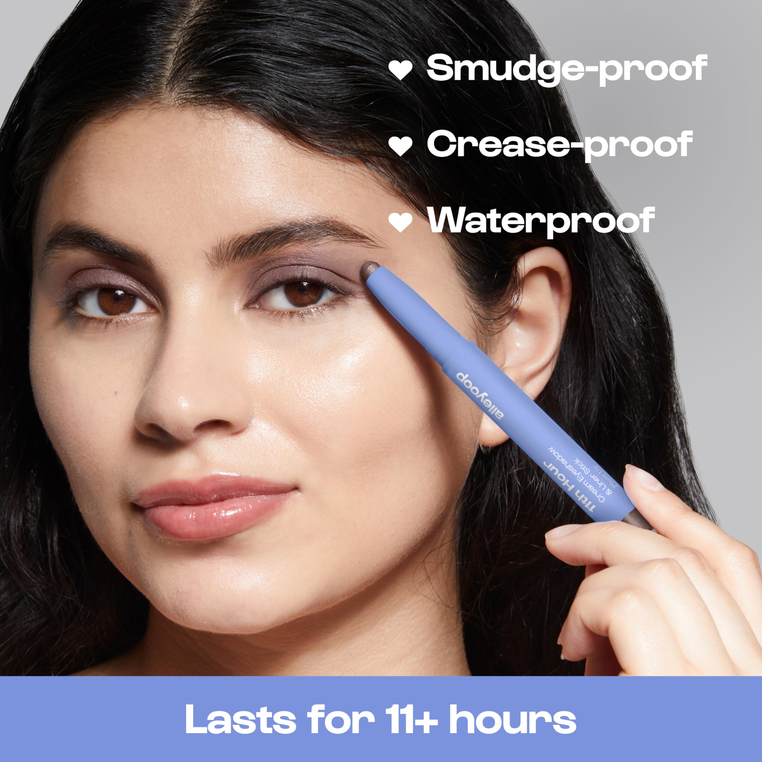 Waterproof Cream Eyeshadow Stick – Shimmer Smoky Plum