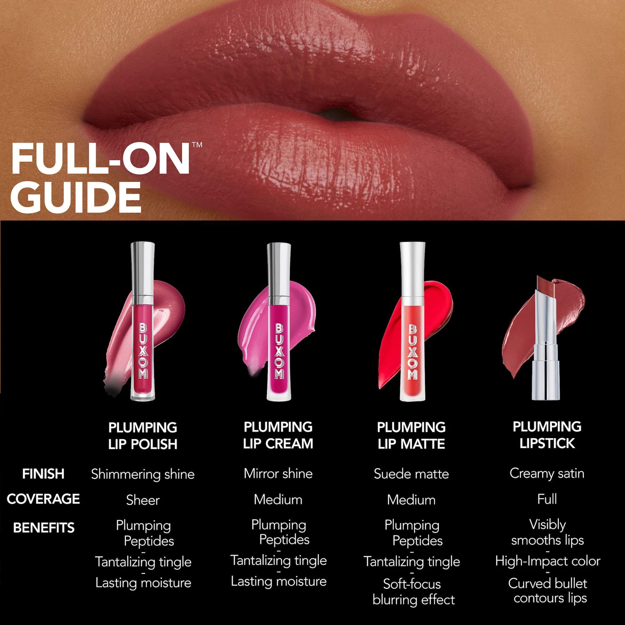 Plumping Satin Lipstick – Smooth Hydrating Color